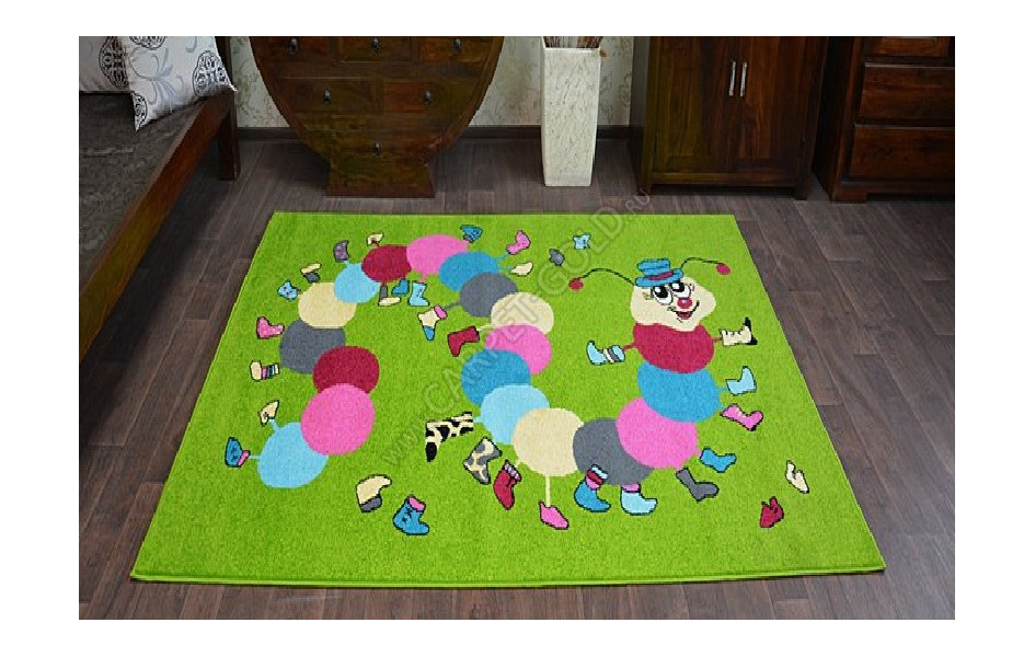 Детский ковер Agnella Funky Top Iwo green