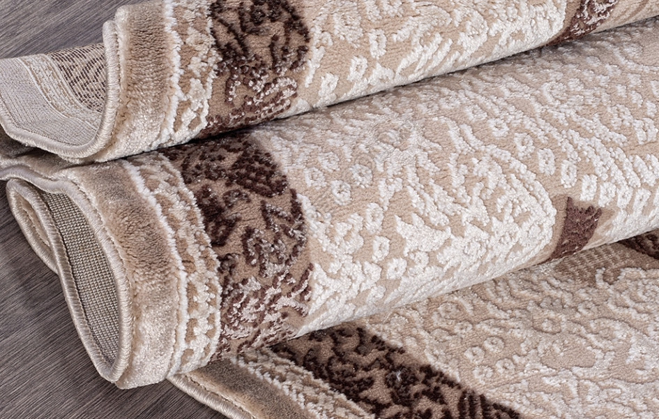 Ковер 04048B - DARK BROWN - Овал  ARMINA