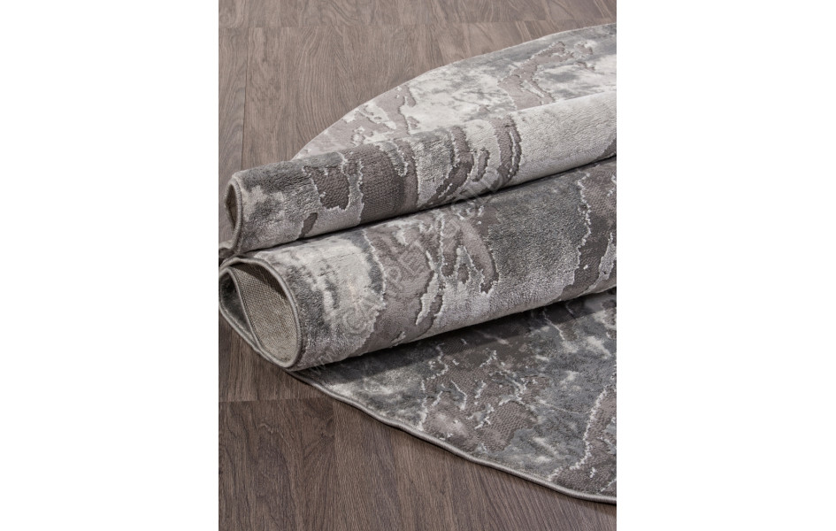 Ковер 04075G - GREY / GREY - Овал - коллекция ARMINA