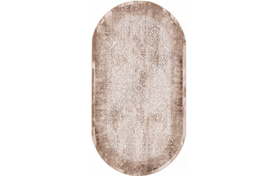 Ковер 03878B - BROWN / BROWN - Овал - коллекция ARMINA