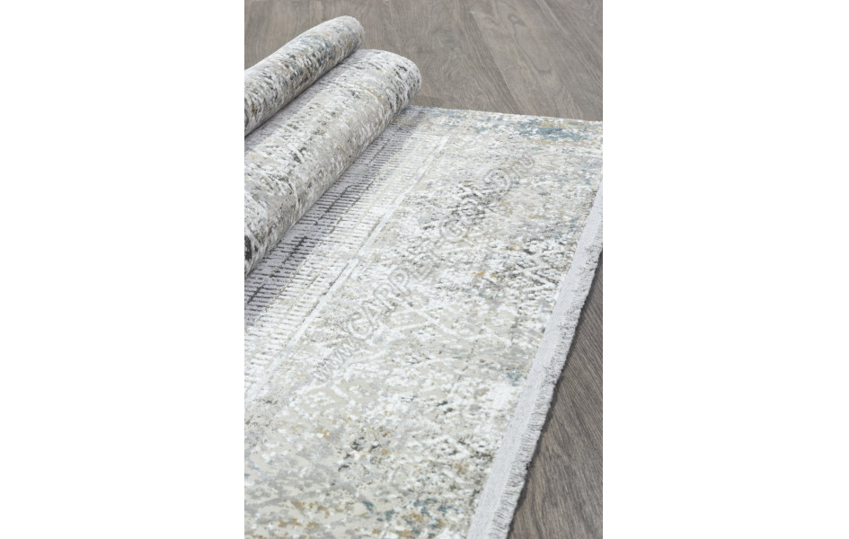 Ковер A047AJ - GREY / BLUE - Прямоугольник - коллекция LORENZO