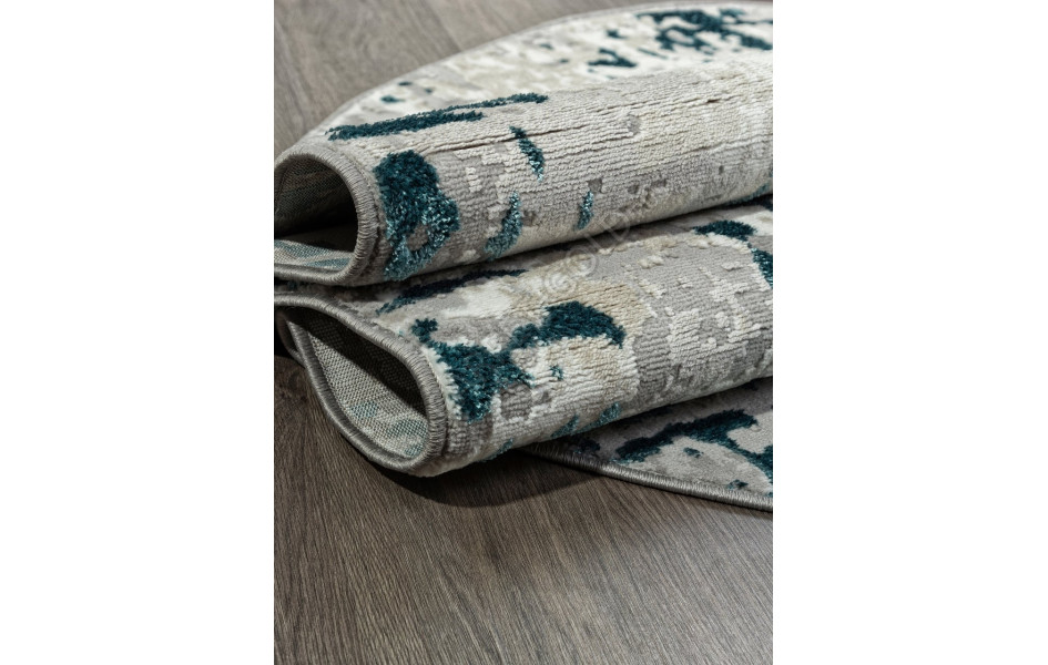 Ковер F283 - GRAY - Овал - коллекция PALERMO