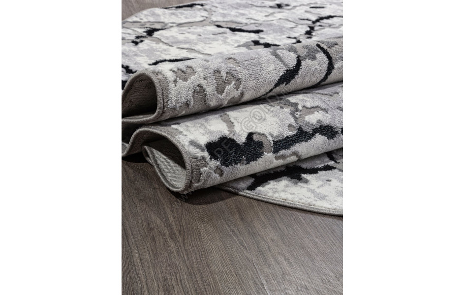 Ковер F289 - DARK GRAY - Овал - коллекция PALERMO