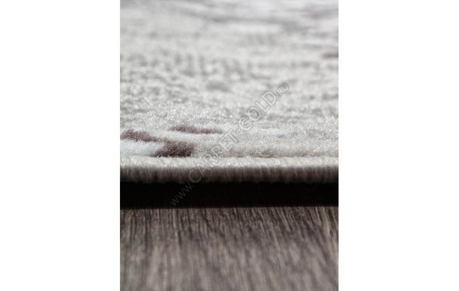 Ковер F390 - GRAY - Овал - коллекция SILVER