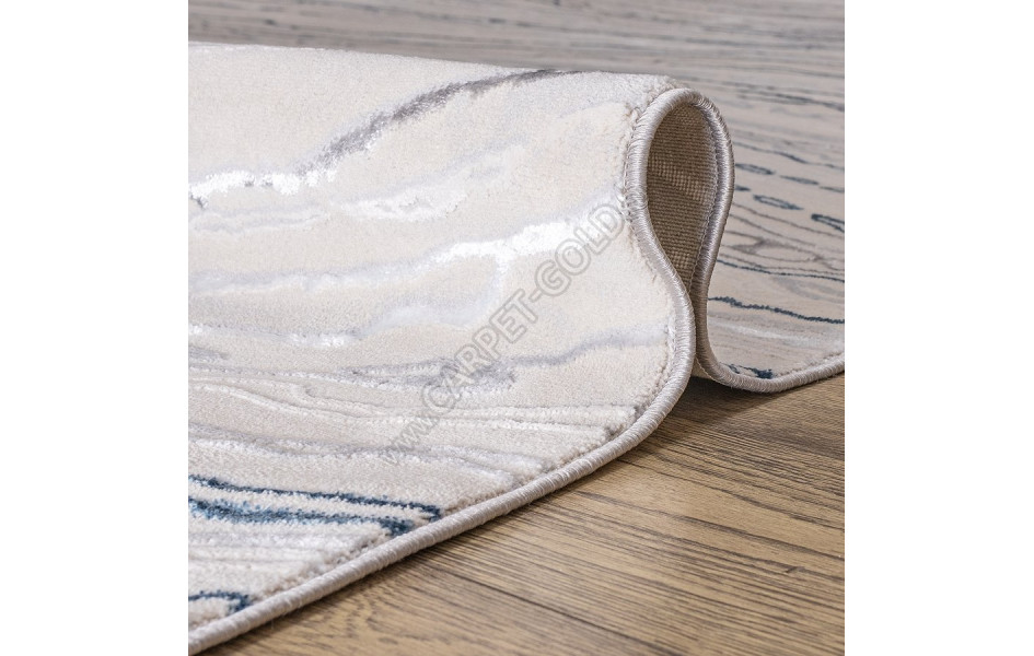 КОВРЫ ДИЗАЙН F592AW ЦВЕТ BEIGE / D.BLUE