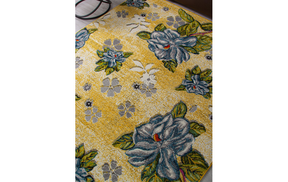 Ковер комнатный на пол AC44 YELLOW