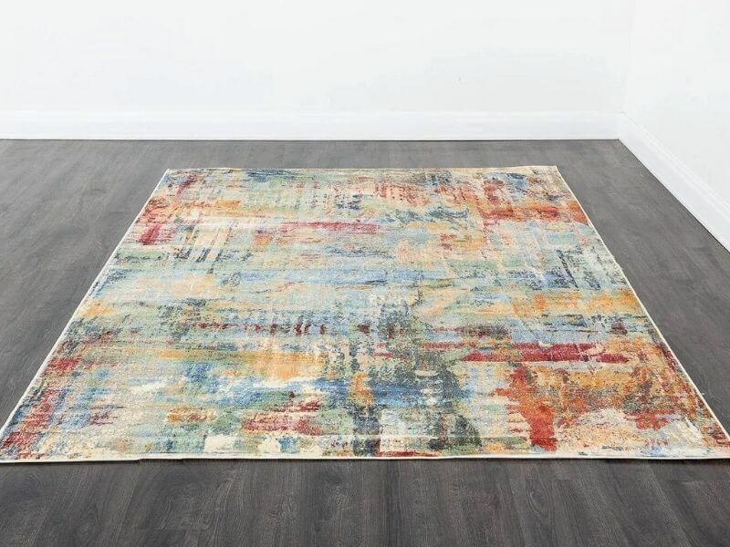 Квадратный ковер из вискозы